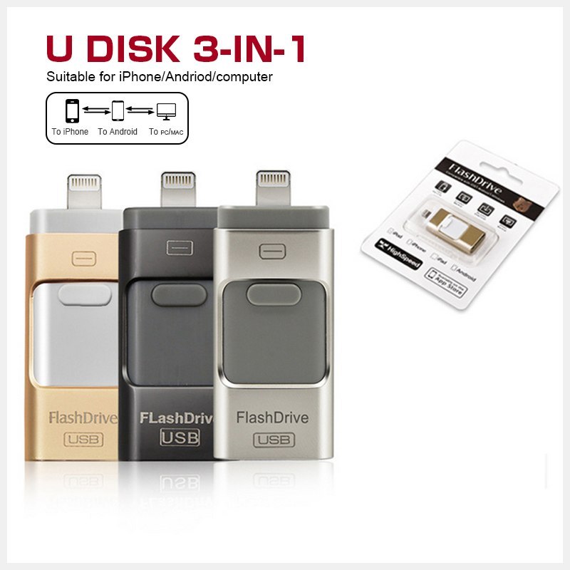 Three In One OTG USB Flash Disk